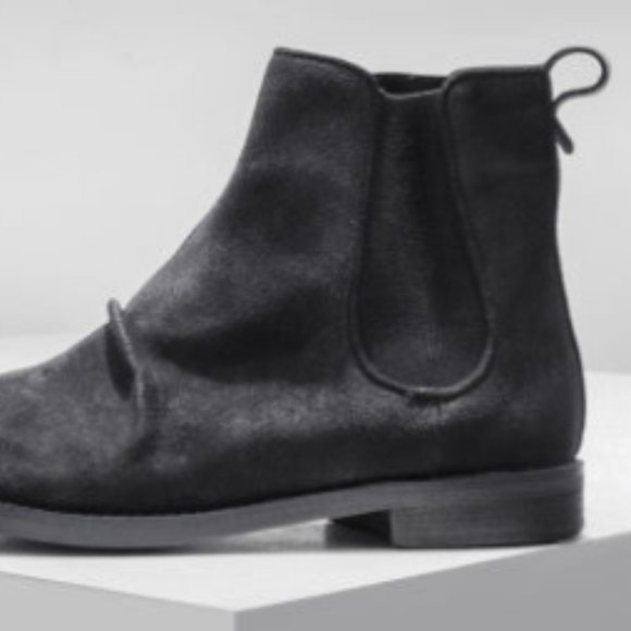 High top Leather Suede Boots